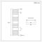 Milano Ive - White Straight Heated Towel Rail - 1600mm x 500mm