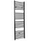 Milano Nero Electric - Black Straight Heated Towel Rail - 1800mm x 500mm
