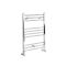 Milano Kent - Chrome Straight Heated Towel Rail - 800mm x 600mm