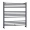 Milano Artle - Anthracite Straight Heated Towel Rail - 1000mm x 1000mm