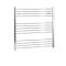 Milano Kent Electric - Chrome Straight Heated Towel Rail - 1000mm x 1000mm