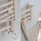 Milano Ive - Rose Petal Pink Straight Heated Towel Rail - Choice of Size