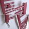 Milano Ive - Booth Red Straight Heated Towel Rail - Choice of Size