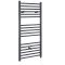 Milano x ECOSO Artle - Electric Anthracite Straight Heated Towel Rail - Choice of Size and Heating Element