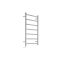 Milano Esk Electric - Chrome Stainless Steel Flat Heated Towel Rail - 800mm x 500mm