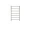 Milano Esk Electric - Chrome Stainless Steel Flat Heated Towel Rail - 800mm x 500mm