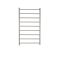 Milano Esk Electric - Chrome Stainless Steel Flat Heated Towel Rail - 1000mm x 600mm