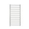 Milano Esk Electric - Chrome Stainless Steel Flat Heated Towel Rail - 1200mm x 600mm