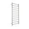 Milano Esk Electric - Chrome Stainless Steel Flat Heated Towel Rail - 1200mm x 600mm