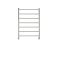 Milano Esk - Stainless Steel Flat Heated Towel Rail - 800mm x 600mm