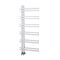 Milano Pars - Aluminium White Designer Heated Towel Rail - 1200mm x 500mm