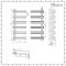Milano Pars - Aluminium White Designer Heated Towel Rail - 1200mm x 500mm
