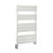 Milano Lustro Dual Fuel - Designer White Flat Panel Heated Towel Rail - 975mm x 600mm