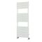 Milano Lustro - Designer White Flat Panel Heated Towel Rail - 1200mm x 450mm