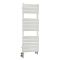 Milano Lustro Dual Fuel - Designer White Flat Panel Heated Towel Rail - 1200mm x 450mm