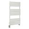 Milano Lustro Dual Fuel - Designer White Flat Panel Heated Towel Rail - 1200mm x 600mm