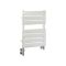 Milano Lustro Dual Fuel - Designer White Flat Panel Heated Towel Rail - 600mm x 400mm