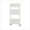 Milano Lustro - Designer White Flat Panel Heated Towel Rail - 825mm x 450mm