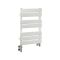Milano Lustro Dual Fuel - Designer White Flat Panel Heated Towel Rail - 825mm x 450mm
