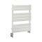 Milano Lustro Dual Fuel - Designer White Flat Panel Heated Towel Rail - 825mm x 600mm