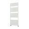 Milano Lustro - Designer White Flat Panel Heated Towel Rail - Choice of Size