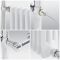 Milano Elizabeth - White Traditional Electric Heated Towel Rail - Choice of Size