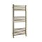 Milano Esk - Brushed Brass Flat Heated Towel Rail - 1000mm x 500mm