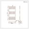 Milano Esk - Brushed Brass Flat Heated Towel Rail - 1000mm x 500mm