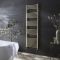 Milano Esk - Brushed Brass Flat Heated Towel Rail - 1600mm x 500mm