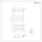 Milano Lustro - Designer Brushed Brass Flat Panel Heated Towel Rail - 1200mm x 500mm