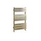 Milano Lustro - Designer Brushed Brass Flat Panel Heated Towel Rail - Choice of Size