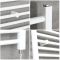 Milano Ive Electric - White Curved Heated Towel Rail - Choice of Size and Heating Element