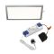 VEW Slim - Rectangle LED Cabinet Panel Light - 1-Light Kit - Choice of Finish & Temperature