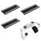 VEW Pulsar - Under Cabinet LED Spotlight - 3-Light Kit (Includes Power Driver) - Choice of Finish & Temperature
