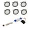 VEW Sola - IP65 Round LED Plinth Light Kit - Choice of Finish & Temperature