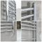Milano Kent Electric - Chrome Curved Heated Towel Rail - 800mm x 500mm