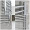 Milano Kent Electric - Chrome Curved Heated Towel Rail - Choice of Size and Heating Element