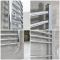 Milano Kent Electric - Chrome Curved Heated Towel Rail - 1600mm x 600mm