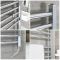 Milano Kent Electric - Chrome Straight Heated Towel Rail - 800mm x 500mm