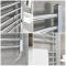 Milano Kent Electric - Chrome Straight Heated Towel Rail - 800mm x 600mm