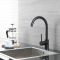 Milano Nero - Modern Kitchen Mixer Tap with Swivel Spout - Black