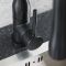 Milano Nero - Single Lever Swivel Spout Kitchen Sink Mixer Tap - Black