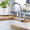 Milano Elizabeth - Traditional Lever Head Kitchen Mixer Tap - Chrome and White