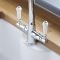 Milano Elizabeth - Traditional Lever Head Kitchen Mixer Tap - Chrome and White