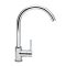 Milano Mirage - Modern Kitchen Mixer Tap with Swivel Spout - Chrome