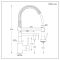 Milano Mirage - Modern Pull Down Spray Kitchen Mixer Tap - Chrome