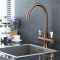 Milano Elizabeth - Traditional 3-in-1 Instant Boiling Hot Water Kitchen Mixer Tap - Brushed Copper