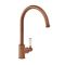 Milano Elizabeth - Single Lever Traditional Kitchen Mixer Tap - Brushed Copper