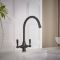 Milano Elizabeth - Traditional Kitchen Mixer Tap - Black