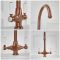Milano Elizabeth - Traditional Kitchen Mixer Tap - Brushed Copper